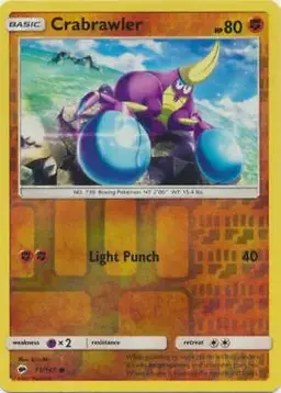 Crabrawler [Reverse Holo] - Pokemon Burning Shadows