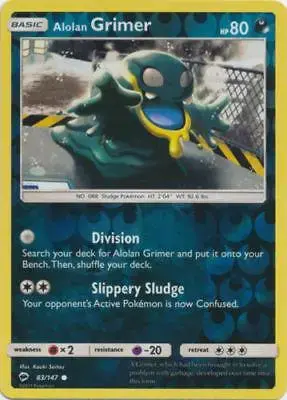 Alolan Grimer [Reverse Holo] - Pokemon Burning Shadows #83