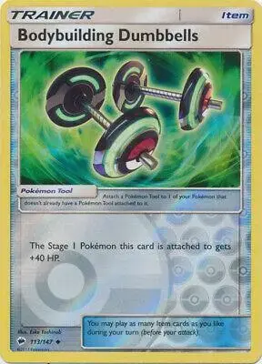 Bodybuilding Dumbbells [Reverse Holo]