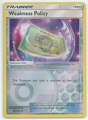 Weakness Policy [Reverse Holo]