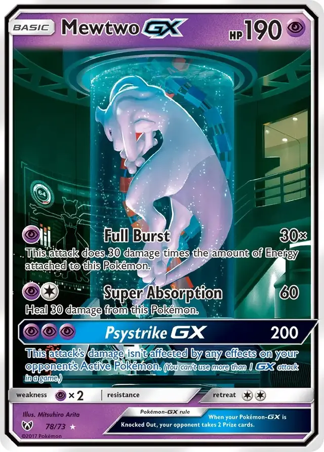 Mewtwo GX - Pokemon Shining Legends #78