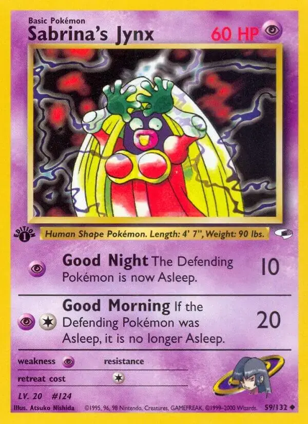 Sabrina's Jynx [1st Edition] - Pokemon Gym Heroes #59
