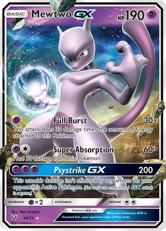 Mewtwo GX - Pokemon Shining Legends #39