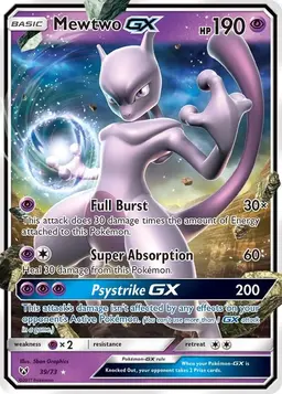 Mewtwo GX 39 - Pokemon Shining Legends