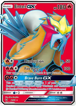Entei GX 71 - Pokemon Shining Legends