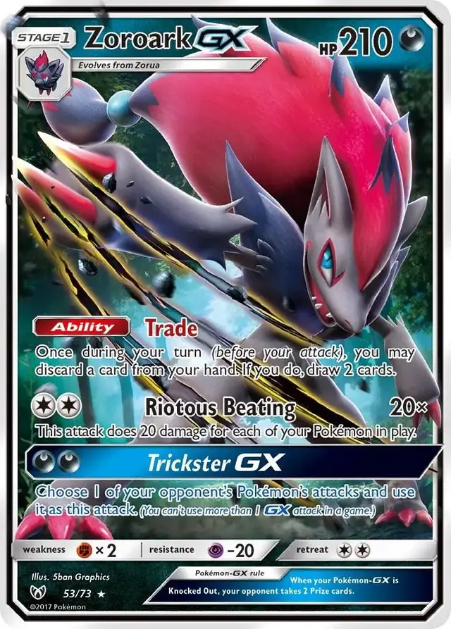 Zoroark GX - Pokemon Shining Legends #53