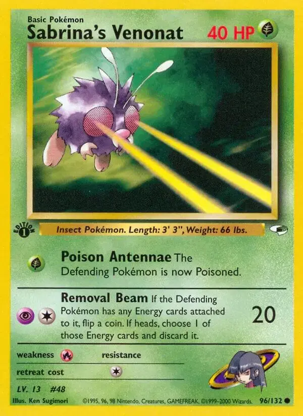 Sabrina's Venonat [1st Edition]