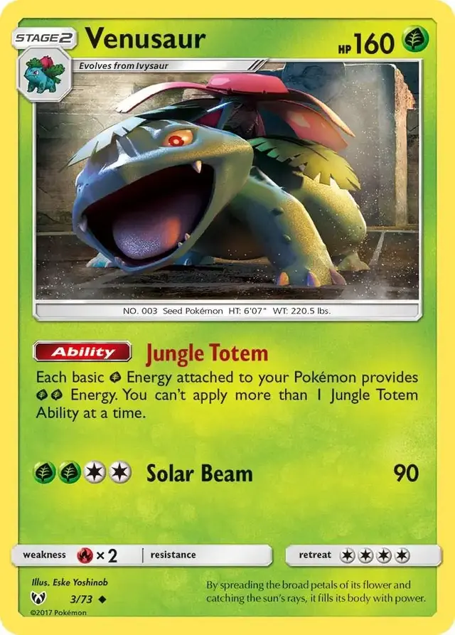 Venusaur - Pokemon Shining Legends #3