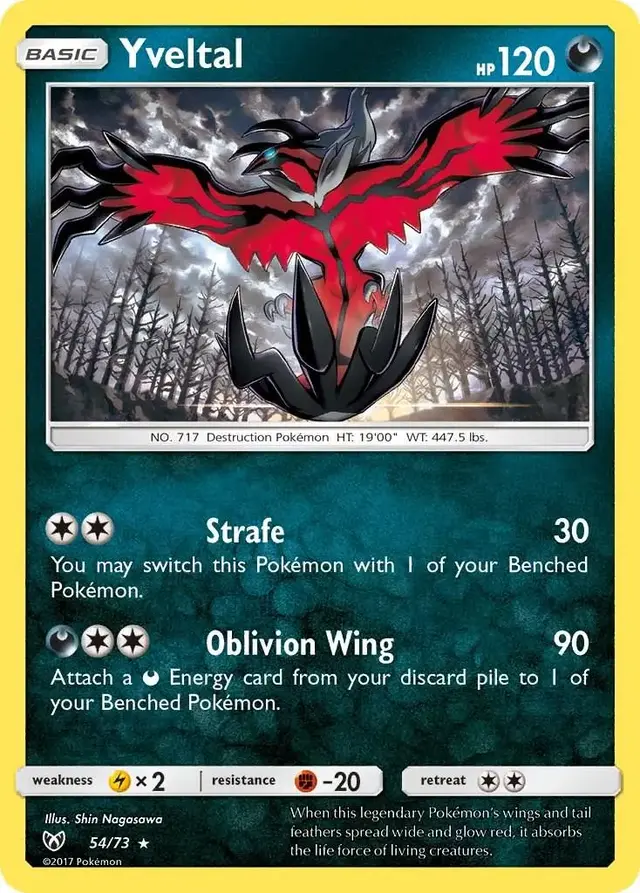 Yveltal - Pokemon Shining Legends #54