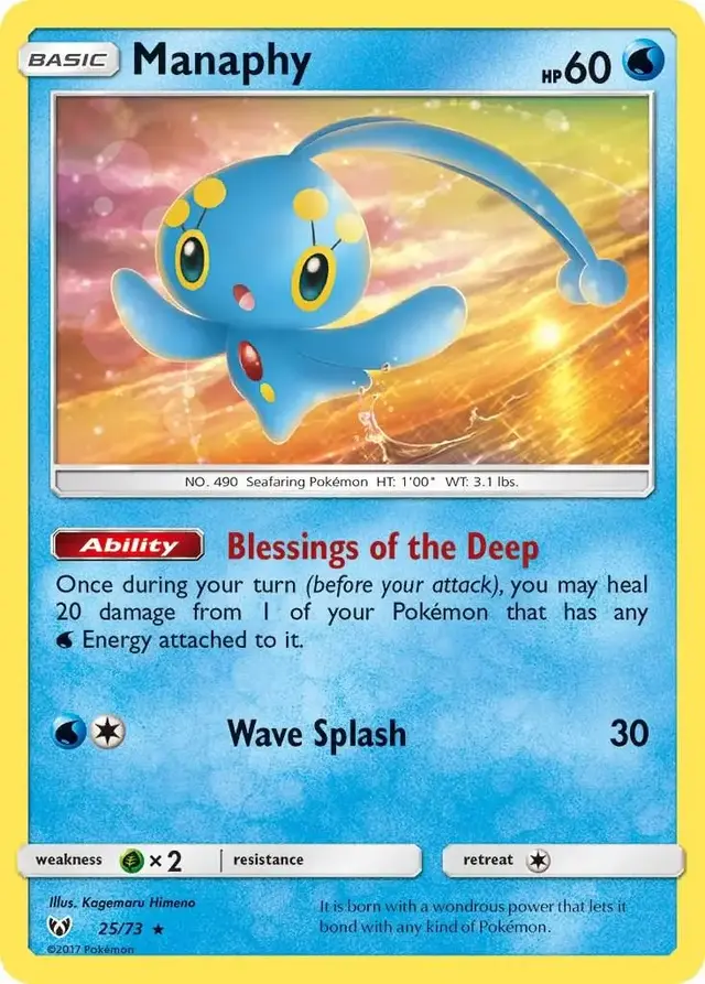 Manaphy - Pokemon Shining Legends #25