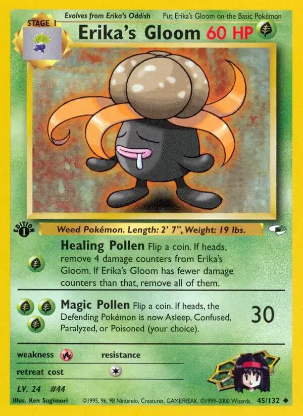 Erika's Gloom [1st Edition] - Pokemon Gym Heroes #45