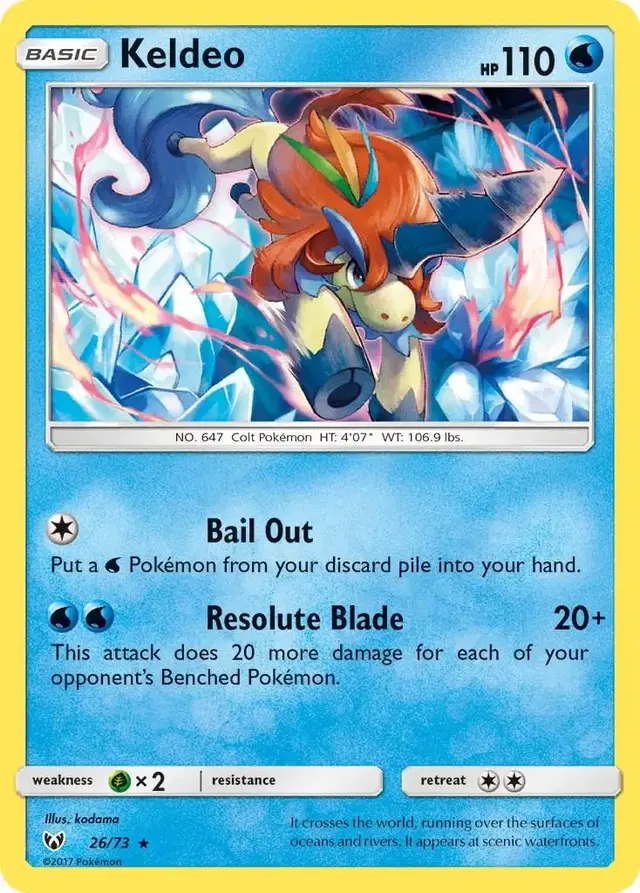 Keldeo - Pokemon Shining Legends #26