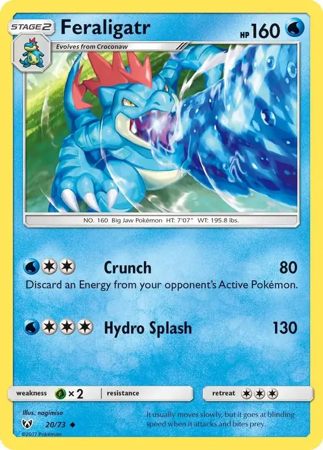 Feraligatr - Pokemon Shining Legends #20
