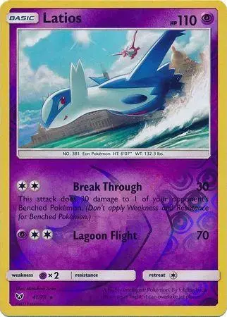 Latios [Reverse Holo] - Pokemon Shining Legends #41