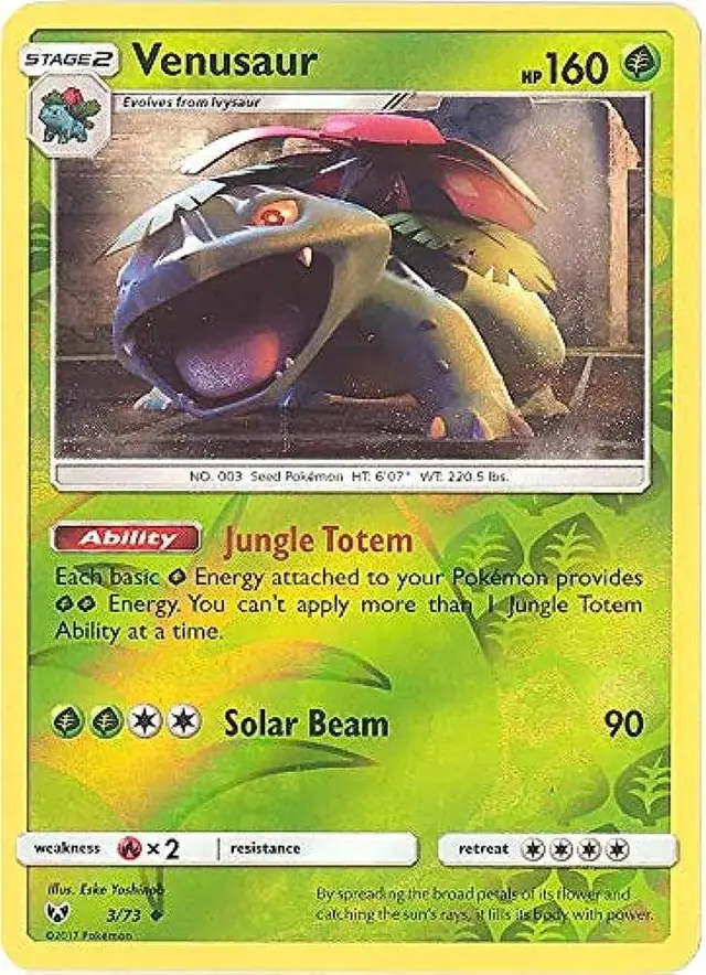 Venusaur [Reverse Holo] - Pokemon Shining Legends #3