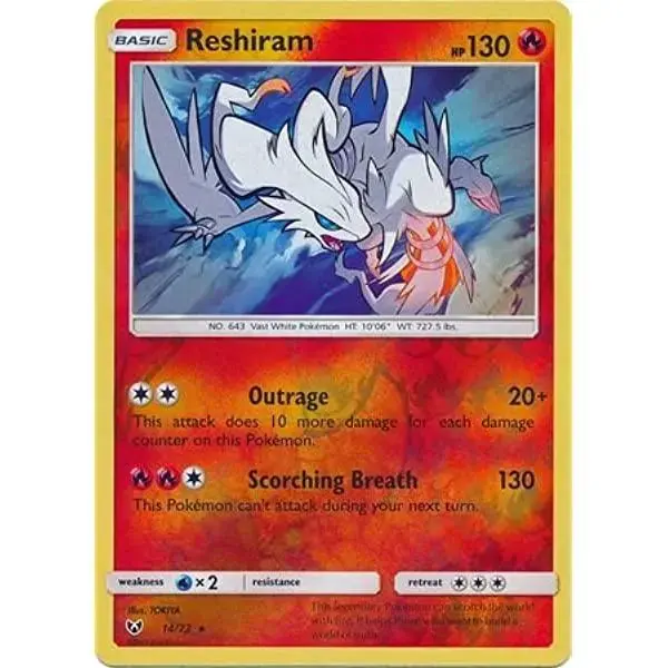 Reshiram [Reverse Holo] - Pokemon Shining Legends #14