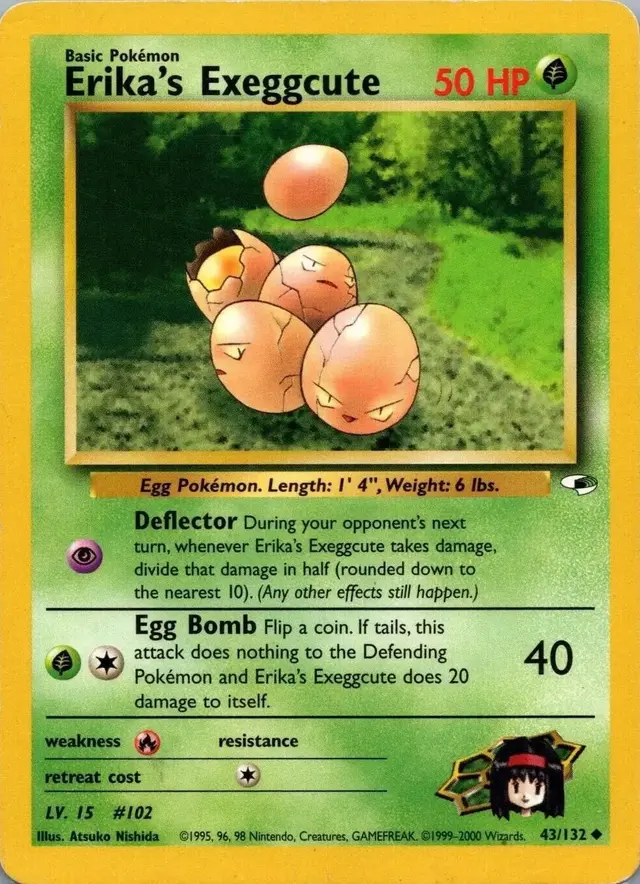 Erika's Exeggcute - Pokemon Gym Heroes #43