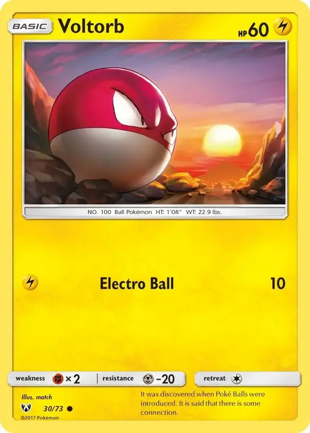 Voltorb - Pokemon Shining Legends #30