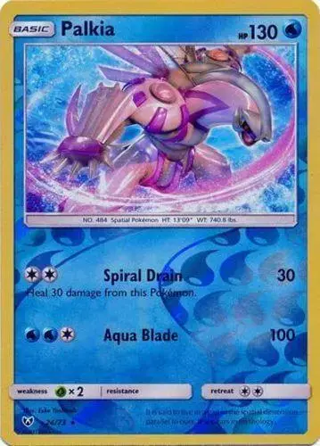 Palkia [Reverse Holo] - Pokemon Shining Legends #24