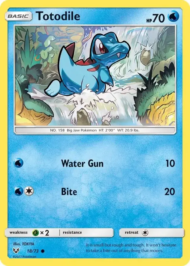Totodile - Pokemon Shining Legends #18