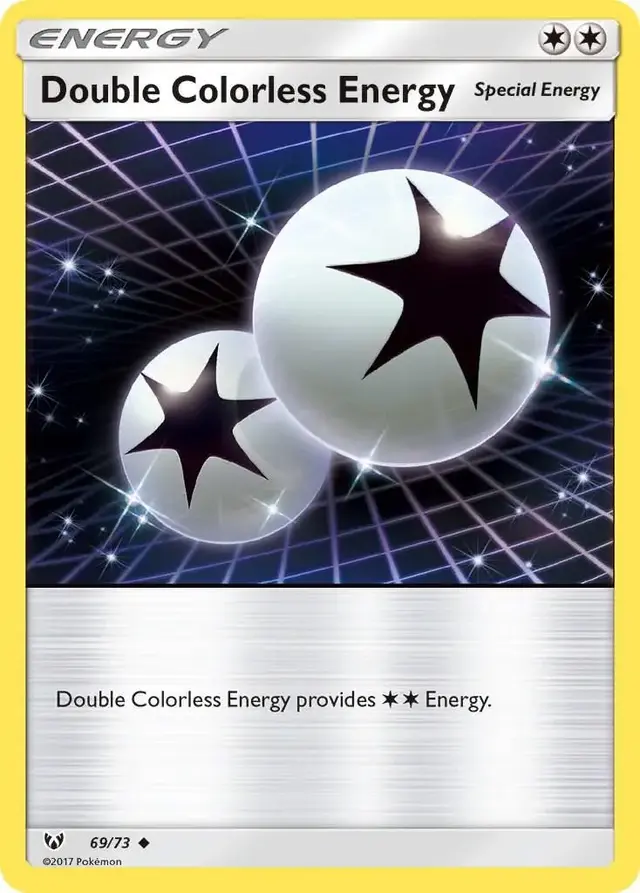 Double Colorless Energy - Pokemon Shining Legends #69