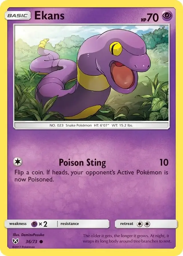 Ekans - Pokemon Shining Legends #36