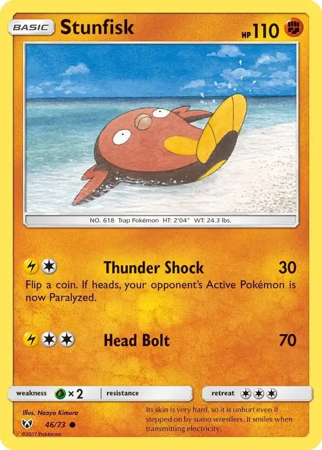 Stunfisk - Pokemon Shining Legends #46