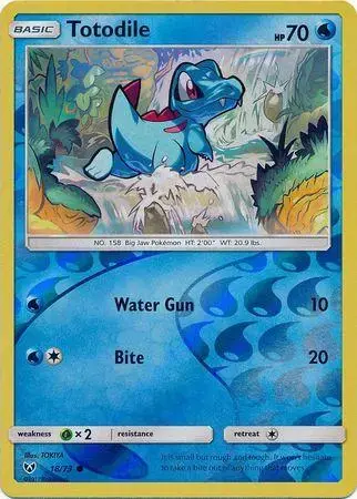 Totodile [Reverse Holo] - Pokemon Shining Legends #18