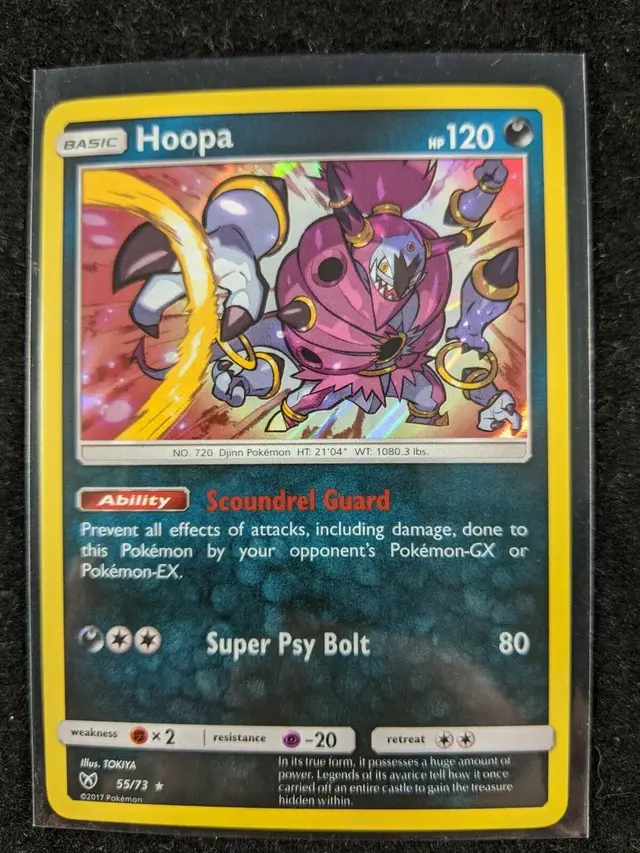 Hoopa [Reverse Holo] - Pokemon Shining Legends #55