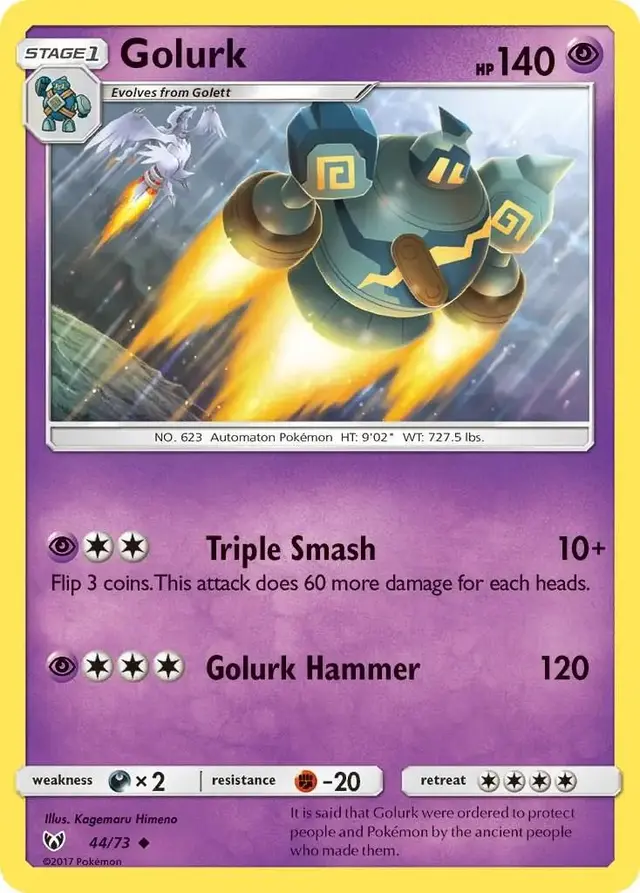 Golurk - Pokemon Shining Legends #44