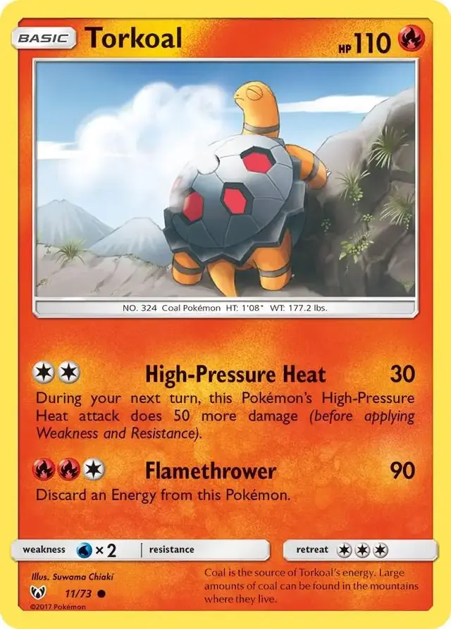 Torkoal - Pokemon Shining Legends #11