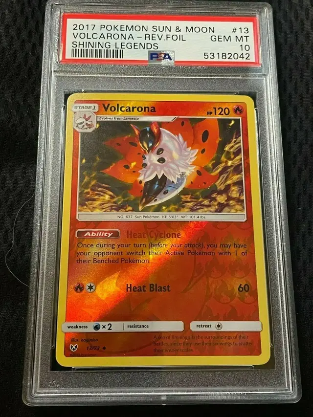 Volcarona [Reverse Holo] - Pokemon Shining Legends #13