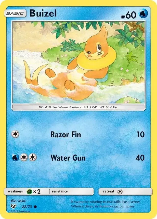 Buizel - Pokemon Shining Legends #22