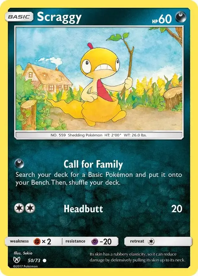 Scraggy - Pokemon Shining Legends #50
