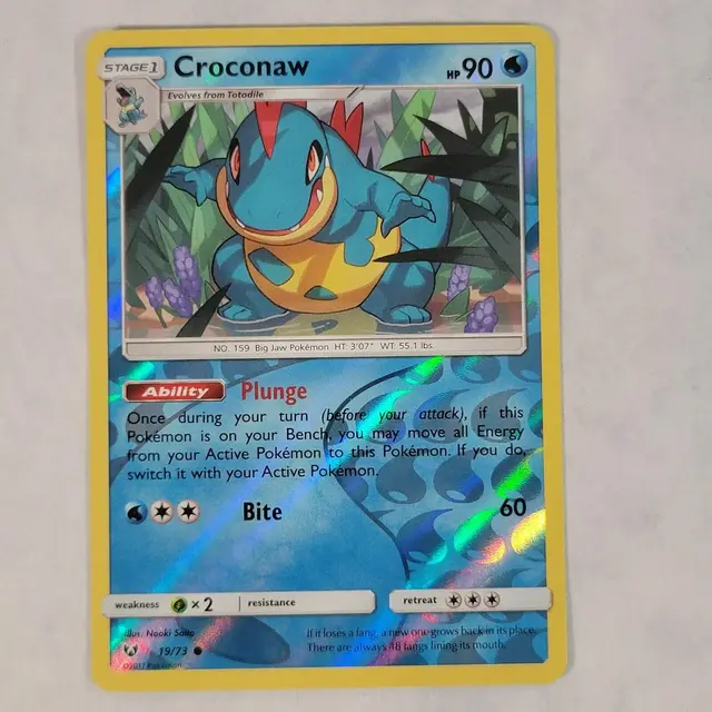 Croconaw [Reverse Holo] - Pokemon Shining Legends #19
