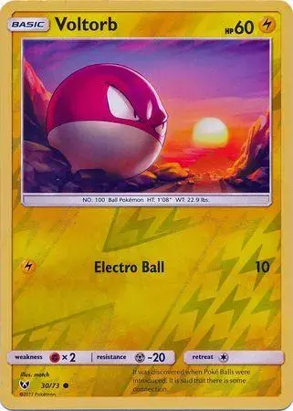 Voltorb [Reverse Holo] - Pokemon Shining Legends #30