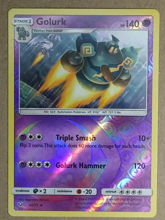 Golurk [Reverse Holo] - Pokemon Shining Legends #44