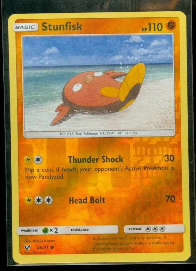 Stunfisk [Reverse Holo] - Pokemon Shining Legends #46