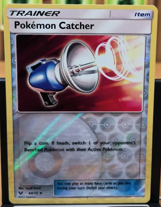 Pokemon Catcher [Reverse Holo] - Pokemon Shining Legends #64