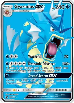 Gyarados GX #101 - Pokemon Crimson Invasion