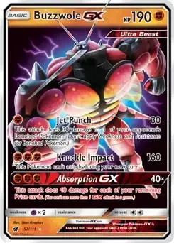 Buzzwole GX - Pokemon Crimson Invasion #57