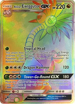 Alolan Exeggutor GX 118 - Pokemon Crimson Invasion