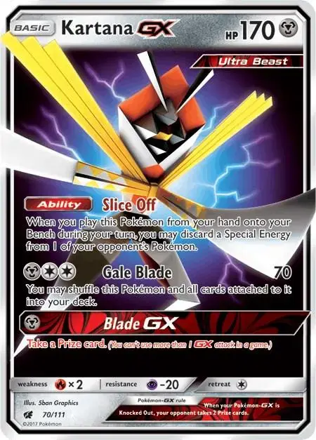 Kartana GX - Pokemon Crimson Invasion #70