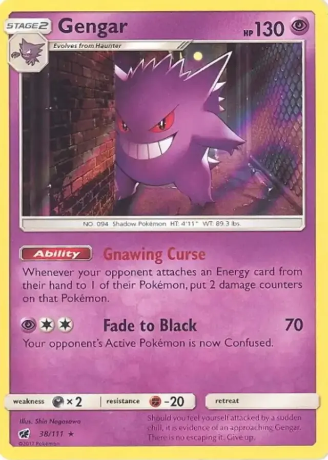 Gengar [Holo] - Pokemon Crimson Invasion #38