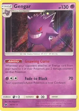 Gengar [Holo] #38 - Pokemon Crimson Invasion