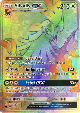 Silvally GX 119 - Pokemon Crimson Invasion