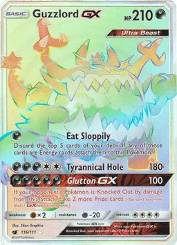 Guzzlord GX 116 - Pokemon Crimson Invasion