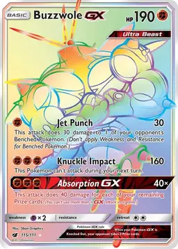 Buzzwole GX 115 - Pokemon Crimson Invasion