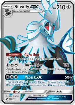 Silvally GX 108 - Pokemon Crimson Invasion