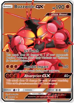 Buzzwole GX 104 - Pokemon Crimson Invasion